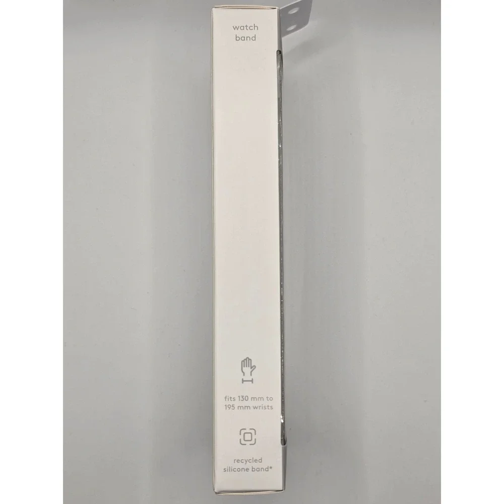 Heyday Apple Watch Band 38/40/41mm Black Speckle Recycled Silicone Strap NEW